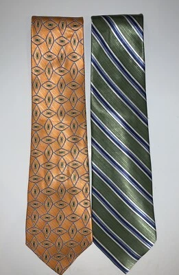 "Lote de corbatas Meeting Street para hombre 100 % seda hechas a mano L: 59,5"" W: 4" Foto 1 de 4