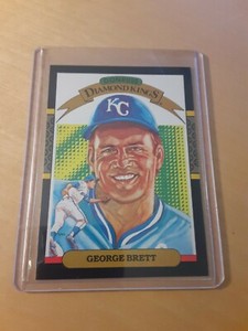 1987 Donruss George Brett#15 Diamond King, Kansas City Royals, 3rd Baseman. (NM)