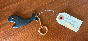 Wilton whale bottle opener key chain cast iron - Picture 1 of 2