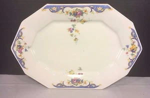 PLATO PARA SERVIR OVALADO 15.5" Princesa China Belwood Alpena Patrón Baviera - Imagen 1 de 8