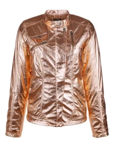 MARKEN LEDERIMMITAT JACKE GOLD GR. 46  0416414045 - Picture 1 of 5