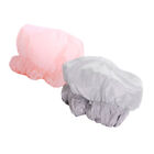  2 Pcs Kitchen Hair Cap Waterproof Shower for Curly Double Layer