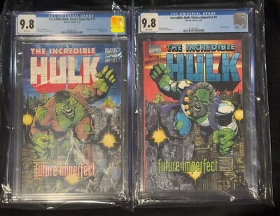 The Incredible Hulk: Future Imperfect # 1 y # 2 ambos CGC 9.8 1er Maestro Foto 1 de 4