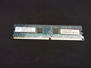 512MB Nanya NT512T64U88B0BY-3C 1Rx8 PC2-5300U-555 667MHz DDR2 memory RAM  - Picture 1 of 2