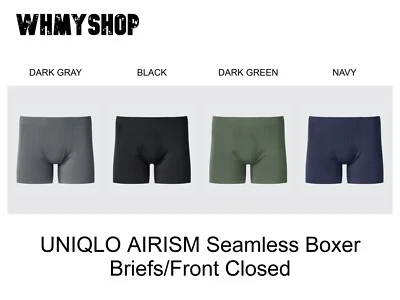 Бесшовные мужские трусы-боксеры UNIQLO AIRISM/передние закрытые 4 типа 474329 - Изображение 1 из 2