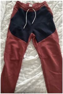 Nike Tech Fleece Pants Mens Size X-Large, Gym Red/Navy