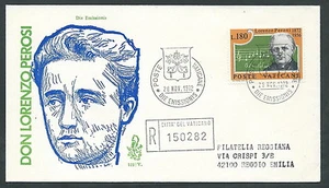 1972 VATICANO FDC VENETIA 121 PEROSI TIMBRO ARRIVO - KV3 - Picture 1 of 1