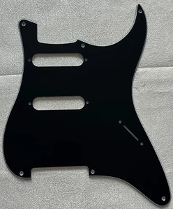 Golpeador de guitarra personalizado para Fender Stratocaster Start 6 orificios sin ollas 3 capas negro - Imagen 1 de 4