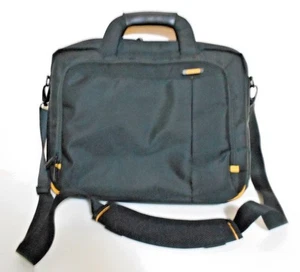 Targus City Lite czarny płócienny laptop torba na notebook pasek na ramię akademia - Zdjęcie 1 z 7