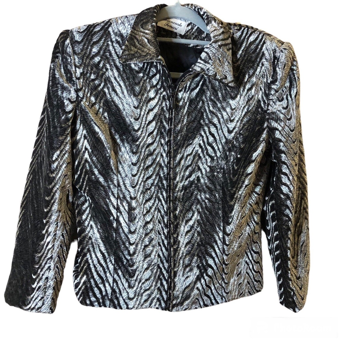 【レア】 Giancarlo Ferrari サテン ZIP-UP JACKET レア】 Giancarlo Ferrari サテン ZIP-UP JACKET - メルカリ