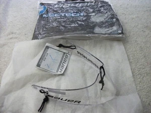 BRAND NEW IN THE BAG BAUER N18 LEXAN THROAT PROTECTOR, DANGLER ADULT/SENIOR SIZE - Picture 1 of 8