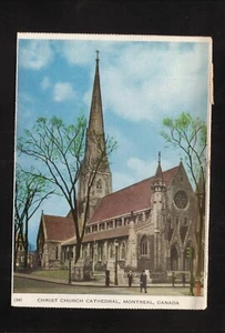 Christ Church Cathedral, Montreal, Quebec, Canadá--1929 postal frontera blanca - Imagen 1 de 2