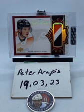 2017-18 Upper Deck Splendor Bordered Red #BDNP Nolan Patrick PATCH RC 6/11
