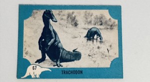 1961 Nu Card Dinosaur Series #67 NM TRACHODON