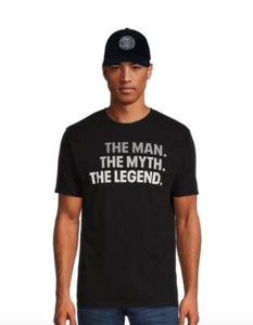 Nuevo con etiquetas S pequeño PARA HOMBRES El hombre la leyenda del mito camiseta gorra de béisbol día del padre nuevo bebé - Imagen 1 de 10