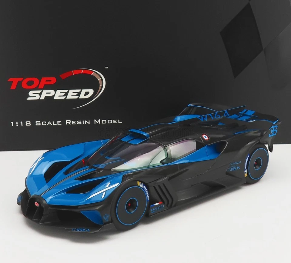 1/18 TRUESCALE - BUGATTI - BOLIDE W16 8.0 FOUR-TURBO 1850hp 500km/h 2020 TS0434 - Immagine 1 di 1
