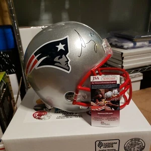 Patriots Sony Michel Authentic Signed Full Size Speed Rep Helmet JSA Certified  - Picture 1 of 6