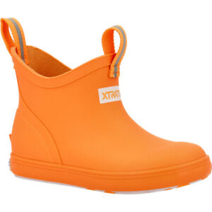 Xtratuf Kid's Ankle Deck Boot - Neon Orange
