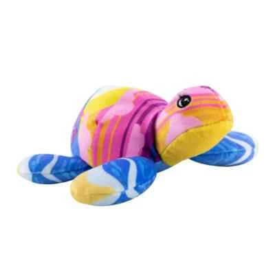 Peluche Tortuga Suave Arte Pop 4" SUNNY #5 Serie 1 Foto 1 de 4