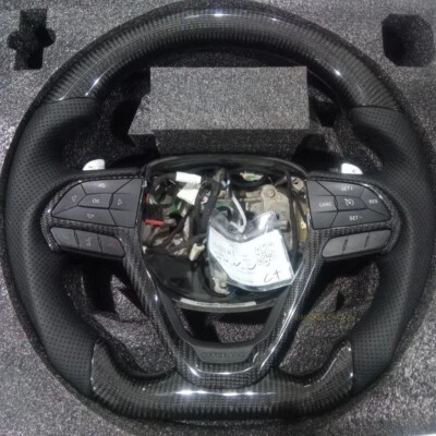 Carbon Fiber Steering Wheel Fit Jeep Grand Cherokee 2012-2020 - Image 1 of 2