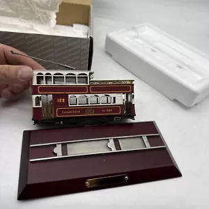 80M Hong Kong Tramways Red Antique Tram TT33804 Route 128 Limited Edition 1:76 - Picture 1 of 12