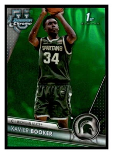 2023-24 Bowman University Chrome #57 Xavier Booker Green Refractor #/99 - Picture 1 of 2