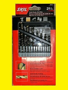 SKIL 21-Piece Set High-Speed Steel Twist Drill Bit Set - Picture 1 of 2