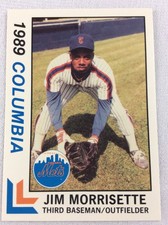 1989 Columbia Mets-South Atlantic League-BEST Baseball Card-Jim Morrisette