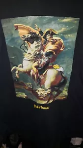 CAMICIA A MANICHE CORTE GUDETAMA NAPOLEON DA UOMO NERA - Foto 1 di 1