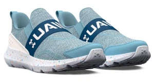 Under Armour Surge 3 Youth Slip Sneaker Running - Blue / White - Size 5.5Y - Picture 1 of 5