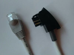 NEU Geschirmtes VDSL IP DSL Kabel für Fritzbox Easybox Speedport Router 2m - Bild 1 von 4