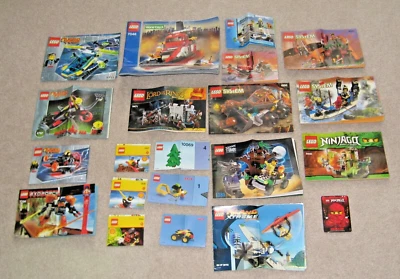 20 Lego LotR City Ninja Alpha Team and More Instruction Sets Booklets Cards - Image 1 of 4