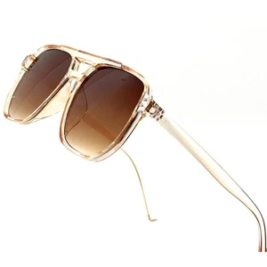 VIDRIOS DE SOL CLÁSICOS VINTAGE RETRO Estilo Único Ligero Lágrima Gota Marco de Té - Imagen 1 de 4