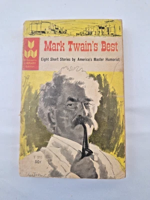 Rare Mark Twain's Best: Short Stories 1962 Vintage Paperback Book 1st Printing - Image 1 of 4