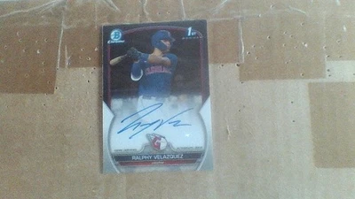 2023 Bowman Draft Chrome Ralphy Velazquez Auto - Image 1 of 4