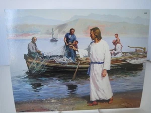 Plantilla Mormona Llamando a los Pescadores 8.5x11 Impresión Artística SUD Santos de los Últimos Días - Imagen 1 de 5