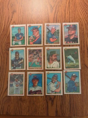 Juego completo de cartas Bowman (12) Topps Shoebox Treasures 2025: 1990 Foto 1 de 4