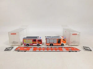 DW713-0,5# 2x H0 1:87 Modello MAN Pompiere FW LF 0612 49 0614 03 Mint+Box - Foto 1 di 5