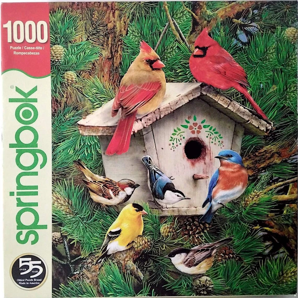 Feathered Retreat Greg Giordano & Company 1000 pc 24" X 30" Springbok - Image 1 of 1