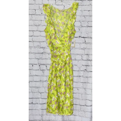 Vestido Jonathon Martin Sin Mangas Estampado Floral Cinturón Midi Línea A Talla 16 Nuevo con Etiquetas Foto 1 de 4