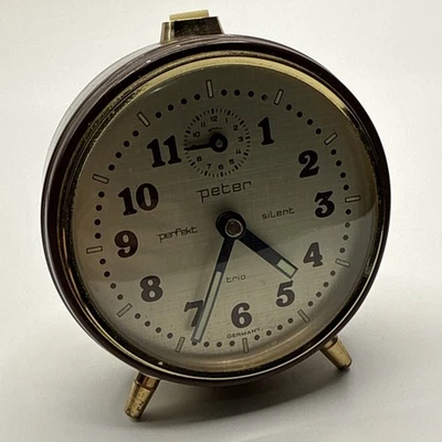 Peter Repeat Alarm Wecker, voll funktionsfähig, Vintage #10 - Bild 1 von 4