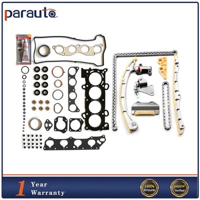 Head Gasket Set & Timing Chain Kit Fits 2007 2008 2009 Honda CR-V Element 2.4L - Image 1 of 4