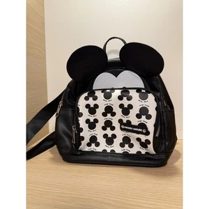 Mickey Mouse Mini Rucksack schwarz Kunstleder mit Ohren - Bild 1 von 11