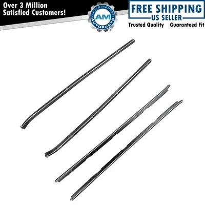 Kit de resistencia para cinturón de ventana de puerta para Chevrolet El Camino Malibu 1973-1977 Foto 1 de 4