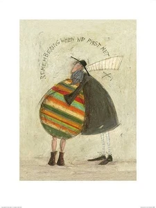 Remembering When We First Met by Sam Toft 23 1/2 x 31 1/2" Paper New Unframed - Picture 1 of 1