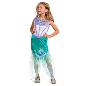 Disguise The Little Mermaid Ariel Deluxe Toddler Costume, Size M (4-6) - Picture 1 of 6