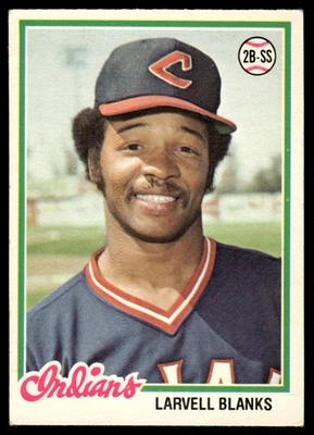 1978 O-Pee-Chee Larvell Blanks Cleveland Indians #213 - Image 1 of 2