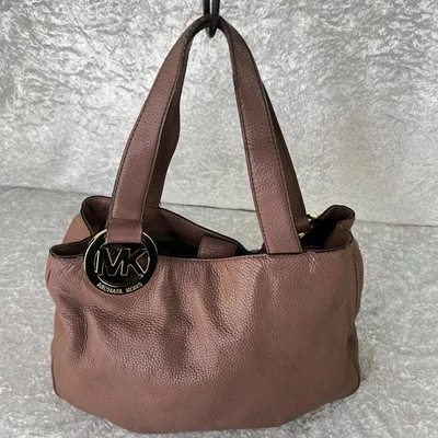 Michael Kors Fulton East West Mauve Leather Shoulder Handbag - Image 1 of 4