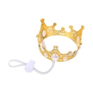  Sombrero corona princesa perro: accesorios de disfraz para mascotas grandes y pequeñas - Imagen 1 de 17