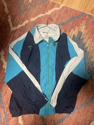 Cortavientos Pro Spirit vintage azul verdoso verde nailon poliéster XLT Foto 1 de 4